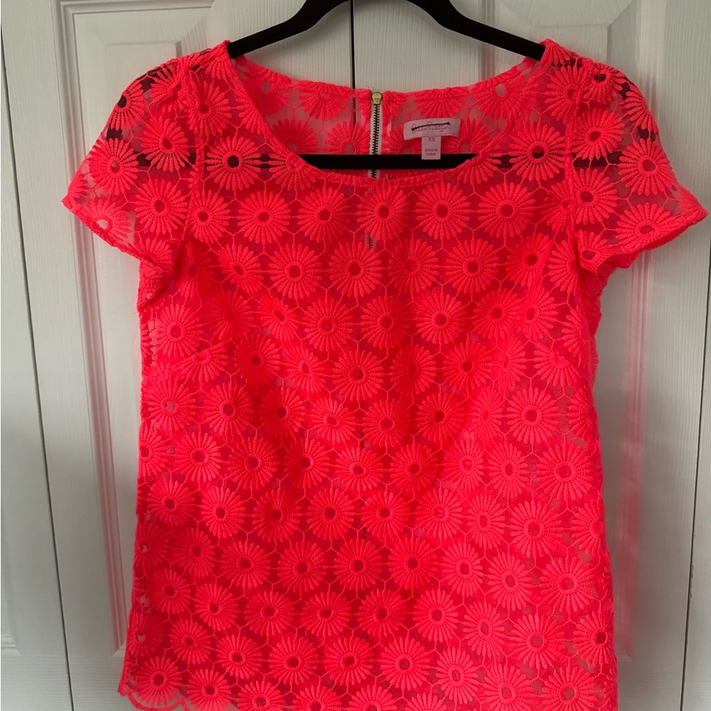 Lilly Pulitzer Neon Fiesta Pink Mimosa